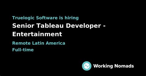 Tableau developer download - EXPERIENCE. Resume Worded - Chicago, USA May 2019 - Present. Senior Tableau Developer. Innovated an automated reporting system using Tableau and Python, enhancing productivity by 40% and saving 20 …